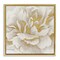 Stupell Industries Gold & White Flower Framed Floater Canvas Wall Art Design by Elizabeth Medley